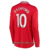 Manchester United Rashford 10 Hjemme 22-23 - Herre Langermet Fotballdrakt